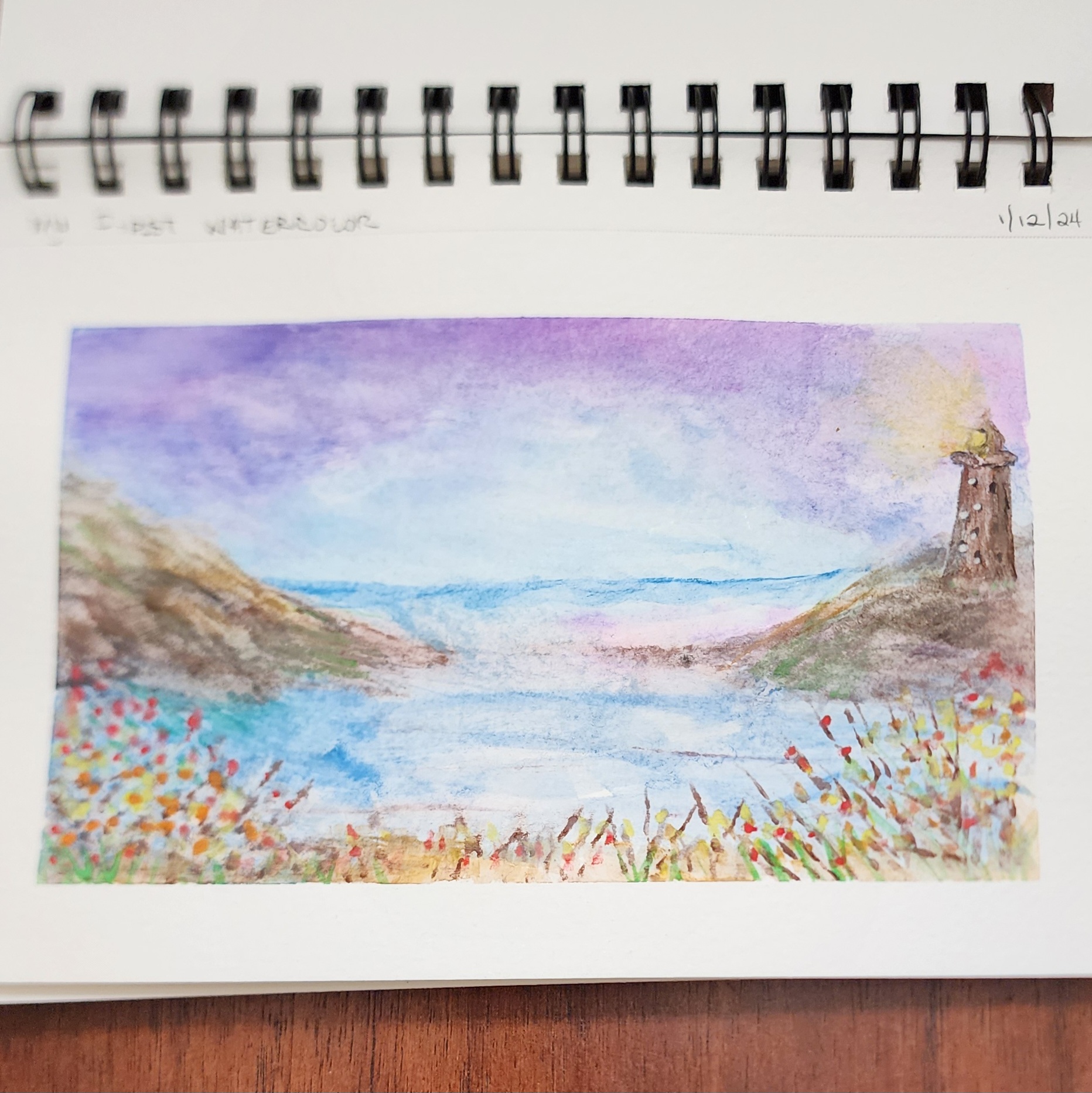 Experimenting With Watercolors